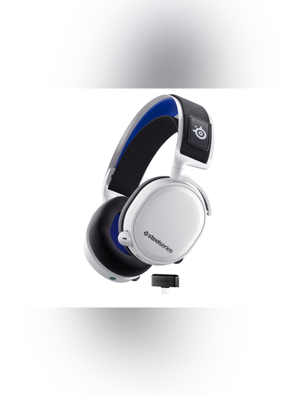 SteelSeries White Over-Ear Headphones